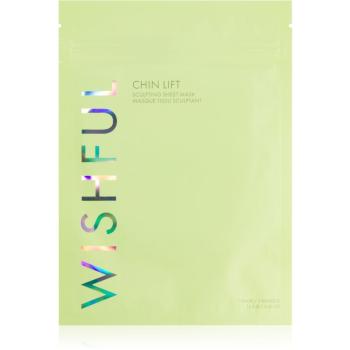 Wishful Chin Lift mască textilă cu efect de lifting pentru fermitatea gâtului și a bărbiei 11,5 g