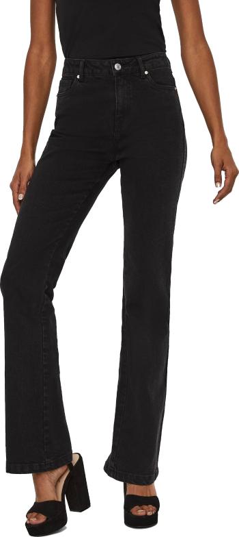 Vero Moda Blugi pentru femei VMSAGA Flared Fit 10233592 Black S/34