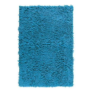 Covor baie Wenko Chenille, 80 x 50 cm, albastru
