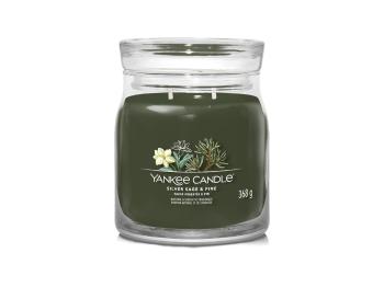 Yankee Candle Lumânare aromatică Sticla Signature medium Silver Sage & Pine 368 g