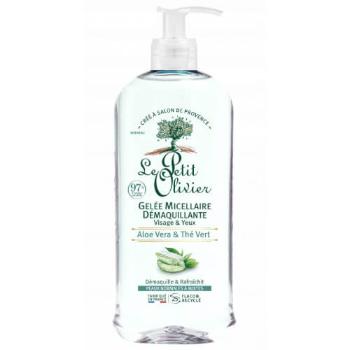 Le Petit Olivier Gel micelar de curățareAloe Vera și gel de ceai(Micellar Cleansing verde) 400 ml