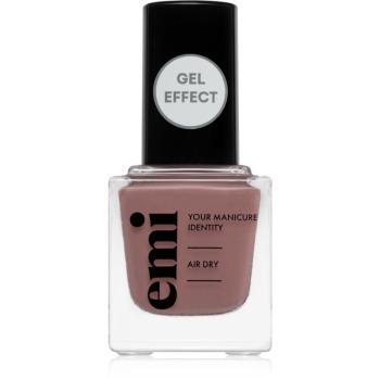 emi E.MiLac Gel Effect Ultra Strong lac de unghii cu efect de gel fără utilizarea lămpii UV/LED culoare Macadamia #148 9 ml