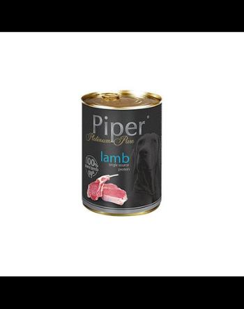 DOLINA NOTECI PIPER Platinum Pure hrana umeda pentru caini, 100% miel, 400 g