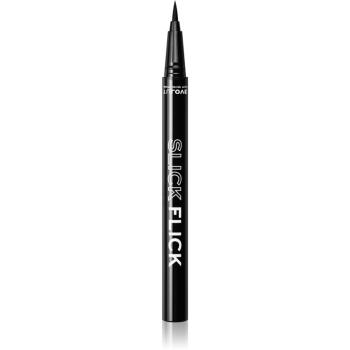 Revolution Relove Slick Flick eyeliner lichid cu trasare precisă culoare Black 0,7 g