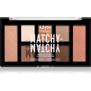 NYX Professional Makeup Matchy-Matchy paletă cu farduri de ochi culoare 01 Taupe 15 g