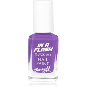 Barry M IN A FLASH lac de unghii cu uscare rapida culoare Patient Purple 10 ml