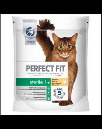 PERFECT FIT (Sterile 1+) Hrană uscată bogată în carne de vită pentru pisici sterilizate 4,5 kg