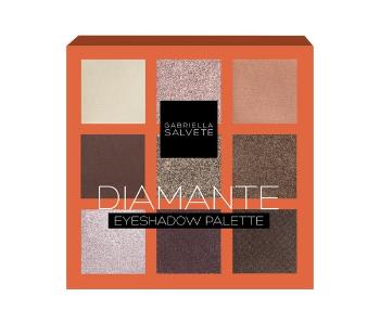 Gabriella Salvete Paletă de 9 farduri de ochi cu oglindă Diamante Eyeshadow Palette Bronze 9 g