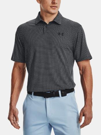 Under Armour UA T2G Printed Polo Tricou Negru