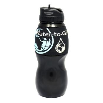 Water-to-GO Water-to-GO 0,75 l neagră cu tiv negru
