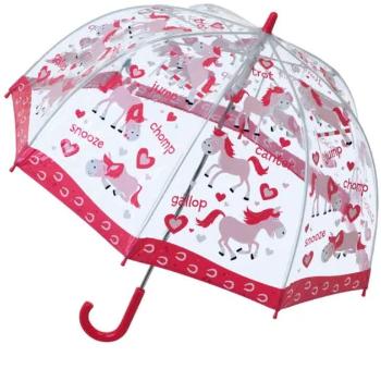 Blooming Brollies Umbrela transparentă pentru copii Pony Umbrella SBUPY