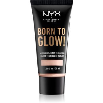 NYX Professional Makeup Born To Glow make-up lichid stralucitor culoare 1.3 Light Porcelain 30 ml