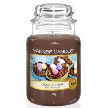 Yankee Candle Lumânare aromatică Classic mare Chocolate Eggs 623 g