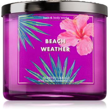 Bath & Body Works Beach Weather lumânare parfumată 411 g