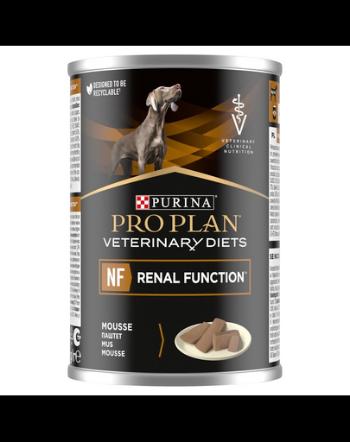 PURINA PRO PLAN Veterinary Diets Canine NF Renal Function 400 g mousse hrana umeda pentru caini