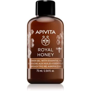 Apivita Royal Honey gel de dus hidratant cu uleiuri esentiale 75 ml
