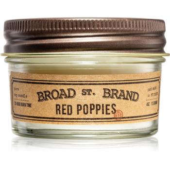 KOBO Broad St. Brand Red Poppies lumânare parfumată  I. (Apothecary) 113 g