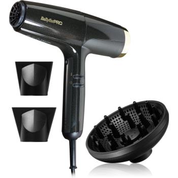 BaByliss PRO Falco Hair dryer BLACK & GOLD uscator de par cu funcție de ionizare integrată 1 buc