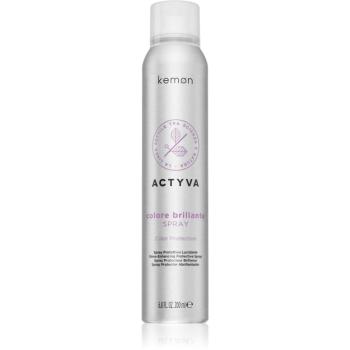 Kemon Actyva Colore Brillante spray cu protecție termică, pentru aranjarea cu placa și cu ondulatorul 200 ml