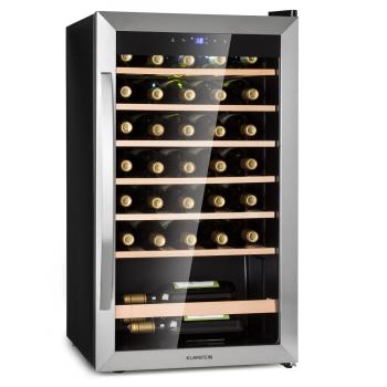 Klarstein Vinamour 32 Uno, frigider pentru vin, 1 zonă, 95 l / 36 sticle, 4-18 °C, control tactil