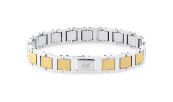 Calvin Klein Brățară bicoloră atemporală pentru bărbați Link 35100009