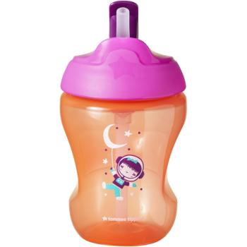Tommee Tippee Straw Cup 7m+ ceasca cu pai Pink 230 ml