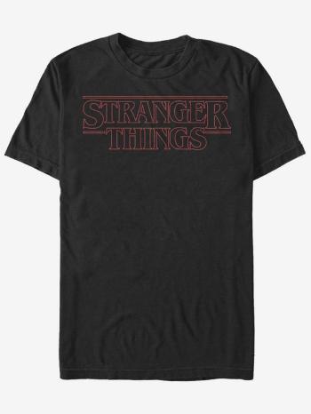 ZOOT.Fan Netflix Stranger Things Logo Tricou Negru