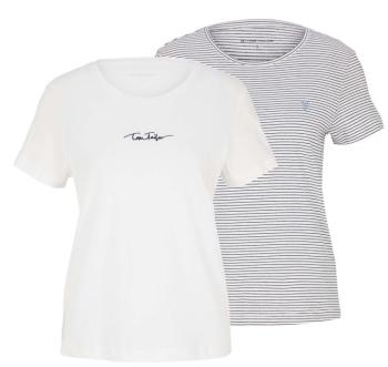 Tom Tailor 2 PACK- tricou pentru femei Regular Fit 1032271.10315 S