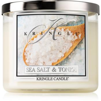 Kringle Candle Sea Salt & Tonka lumânare parfumată 411 g