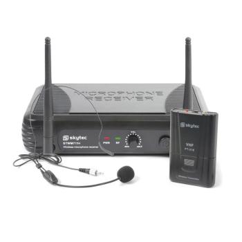 Skytec STWM 711 MICRO HEADSET VHF microfon cu cască, negru