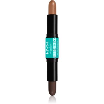 NYX Professional Makeup Wonder Stick Dual Face Lift baton pentru dublu contur culoare 07 Deep 2x4 g