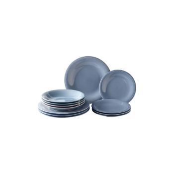 Set farfurii din porțelan 12 piese Villeroy & Boch Like Color Loop, albastru