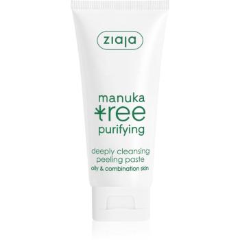 Ziaja Manuka Tree Purifying pasta pentru exfoliere pentru piele normala si grasa 75 ml
