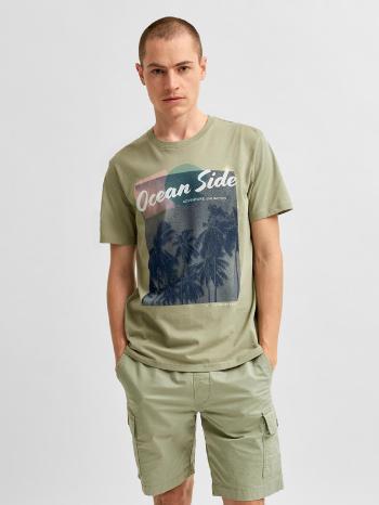 Selected Homme Collin Tricou Verde
