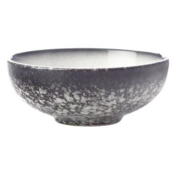 Bol din ceramică Maxwell & Williams Caviar, ø 11 cm, alb - negru