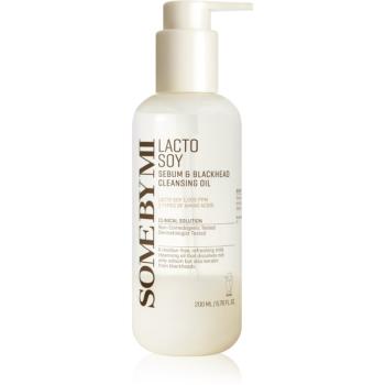 Some By Mi Lacto Soy Sebum & Blackhead Cleansing Oil ulei de curățare blând pentru piele sensibilă 200 ml