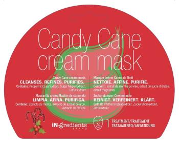 masqueBAR Mască cremă demachiantă Candy Cane (Cream Mask) 1 buc