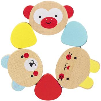 Petit Collage Wood Teether Animal jucărie pentru dentiție din lemn 1 buc