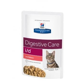 Hill's PD Feline i/d - Probleme Gastrointestinale Somon, 85 g