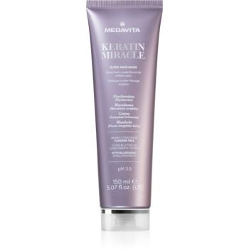 Medavita Keratin Miracle Sleek Hair Mask masca hidratanta pentru netezire 150 ml