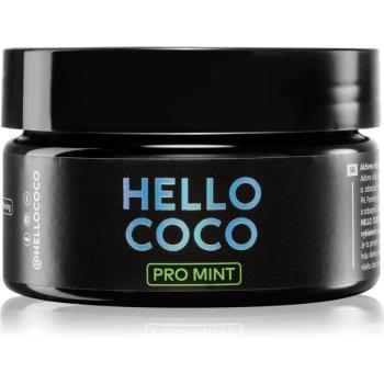 Hello Coco PRO Mint cărbune activ pentru albirea dinților