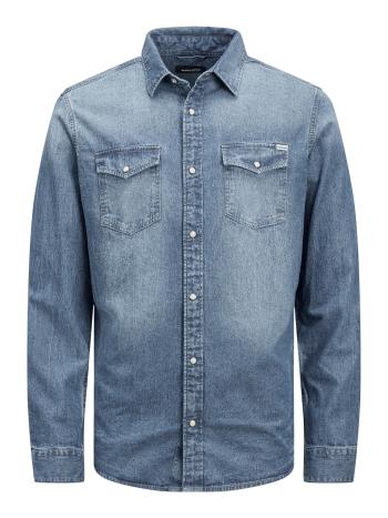 Jack&Jones Cămașă pentru bărbați JJESHERIDAN Slim Fit 12138115 Medium Blue Denim S