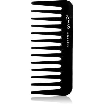 Janeke Black Line Small Supercomb pieptene de păr pentru aplicarea produselor cu textură de gel 11 × 5 cm 1 buc