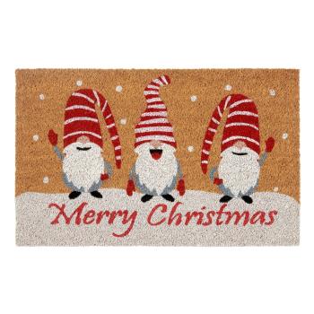 Covoraș de intrare din fibre de nucă de cocos 40x70 cm  cu model de Crăciun Christmas Gnomes – Hanse Home