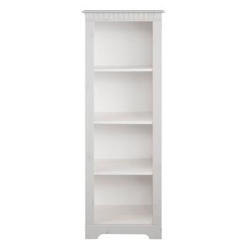 Bibliotecă albă din lemn de pin 50x135 cm Cubrix – Støraa