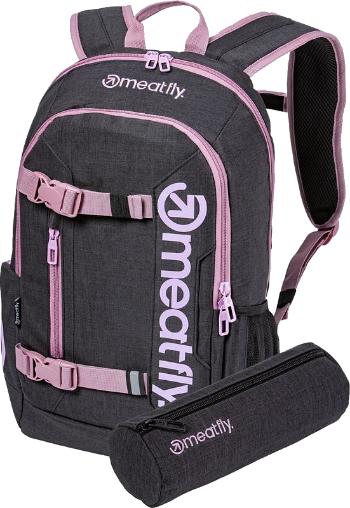 Meatfly Rucsac Basejumper Pink / Charcoal Heather