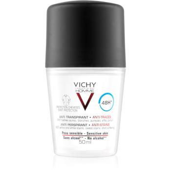 Vichy Homme Deodorant deodorant roll-on împotriva petelor albe și galbene 48 de ore 50 ml