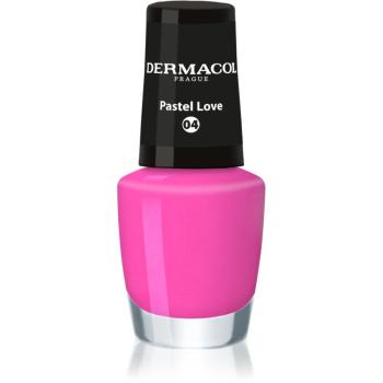 Dermacol Mini lac de unghii culoare 04 Pastel Love 5 ml