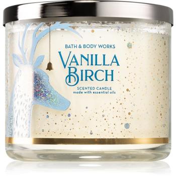 Bath & Body Works Vanilla Birch lumânare parfumată  III 411 g