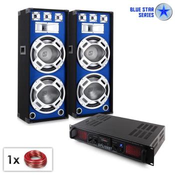 Electronic-Star PA Set Blue Star Series "Beatsound Bluetooth MP3" 1500W